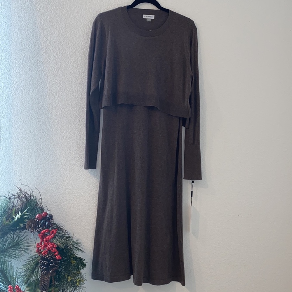 Calvin Klein Sweater Dress full length